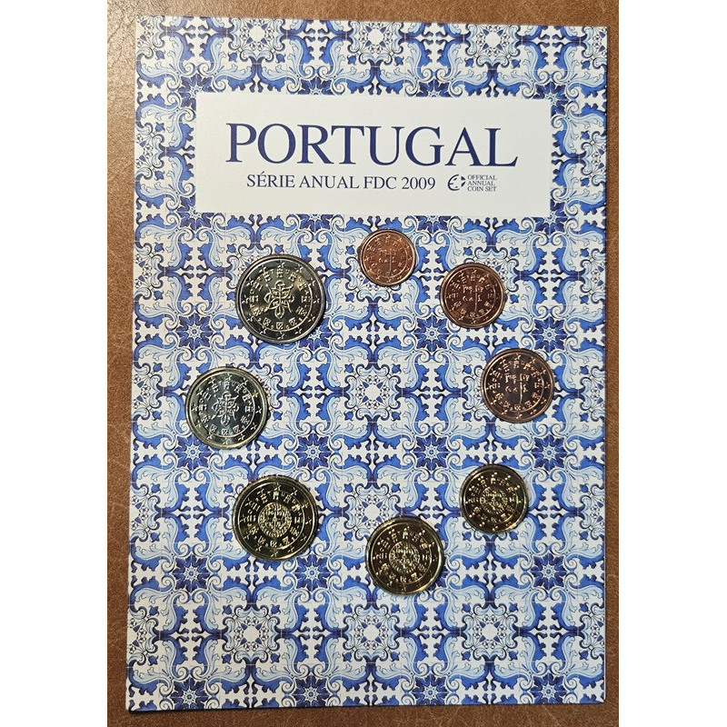 euroerme érme Portugália 2009 - 8 részes forgalmi sor (UNC)
