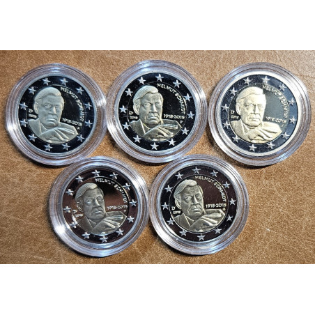 2 Euro Németország 2018  - "ADFGJ" Helmut Schmidt (5x Proof)