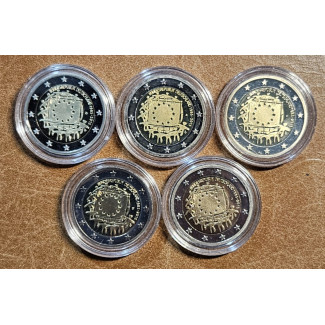 2 Euro Nemecko 2015 - "ADFGJ" 30 rokov Europskej vlajky  (5x Proof)