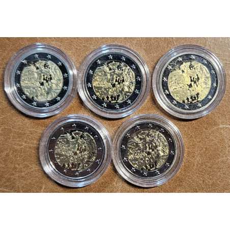 2 Euro Nemecko 2019 - "ADFGJ" 30. výročie pádu berlínskeho múru (5x Proof)