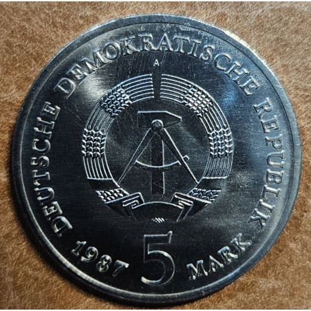5 Márka NDK 1987 Rotes Rathaus (UNC)