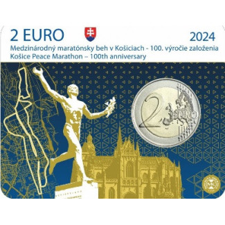 2 Euro Slovensko 2024 - Maratónsky beh v Košiciach (UNC karta)