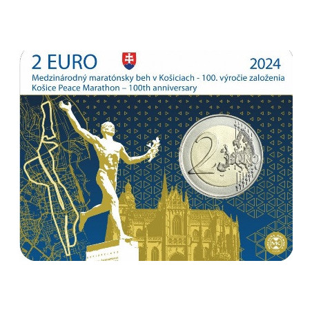 2 Euro Slovensko 2024 - Maratónsky beh v Košiciach (UNC karta)