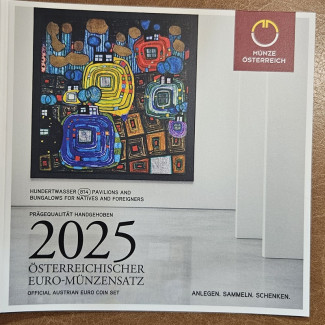 Rakúsko 2025 sada 8 mincí (BU)