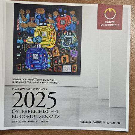 Ausztria 2025 - 8 részes forgalmi sor (BU)