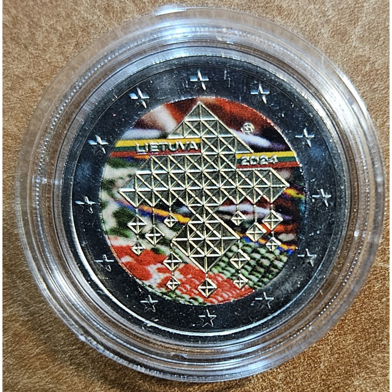 2 Euro Litva 2024 - Slamené záhrady III. (farebná UNC)
