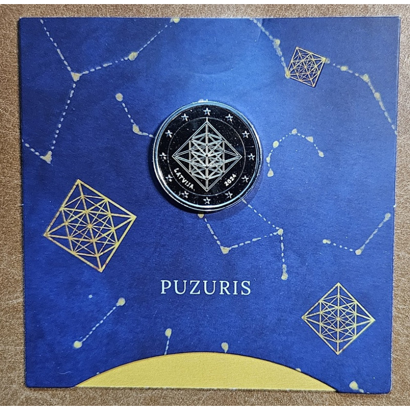 2 Euro Lotyšsko 2024 - Puzuris: Symbol celistvosti (BU)