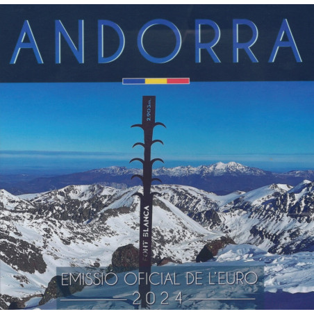 Andorra 2024 set of 8 coins (BU)