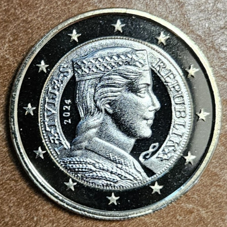 euroerme érme 1 Euro Lettország 2022 (UNC)