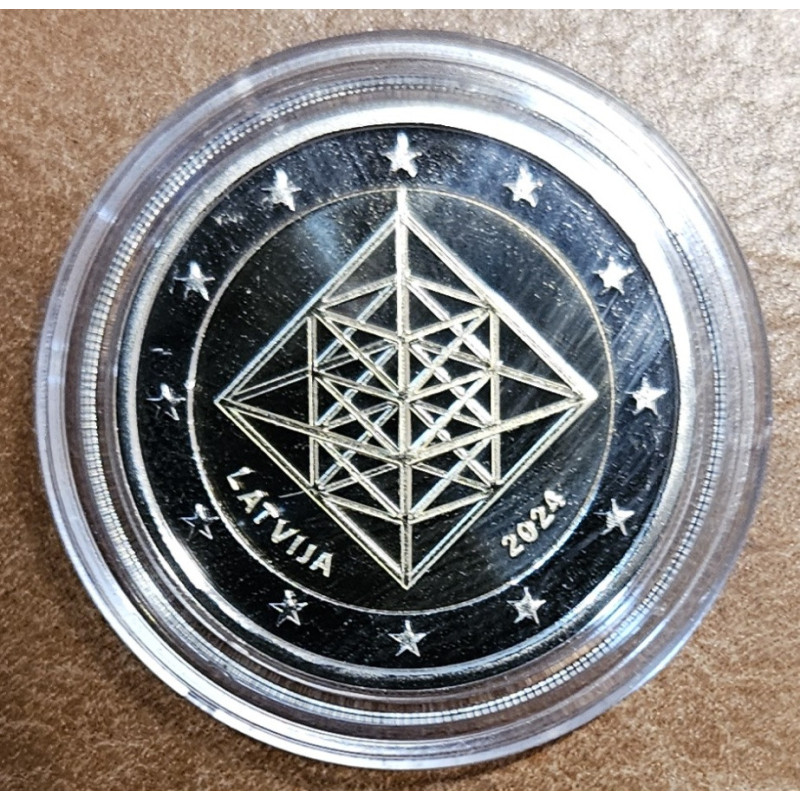 2 Euro Lotyšsko 2024 - Puzuris: Symbol celistvosti (BU)