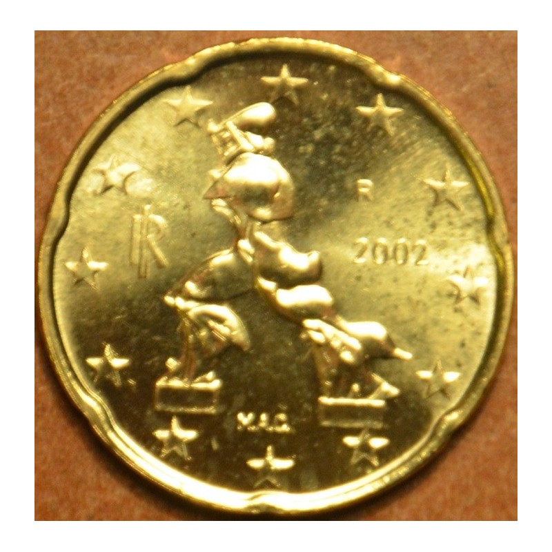 Euromince mince 20 cent Taliansko 2002 (UNC)