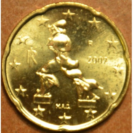 eurocoin eurocoins 20 cent Italy 2002 (UNC)