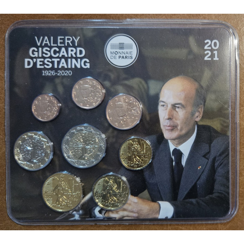 Franciaország 2021 - 8 részes forgalmi sor Giscard d'Estaing (BU)