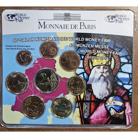 France 2011 miniset of 8 coins WMF (BU)