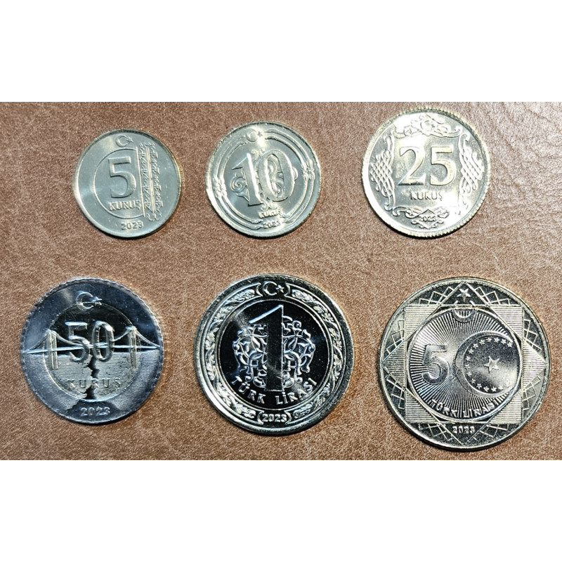 Turkey 6 coins 2023 (UNC)