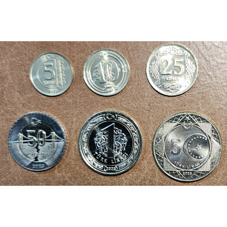 Turkey 6 coins 2023 (UNC)