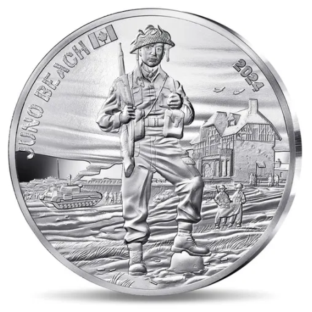 10 Euro Francúzsko 2024 - DDay: Juno beach (Proof)