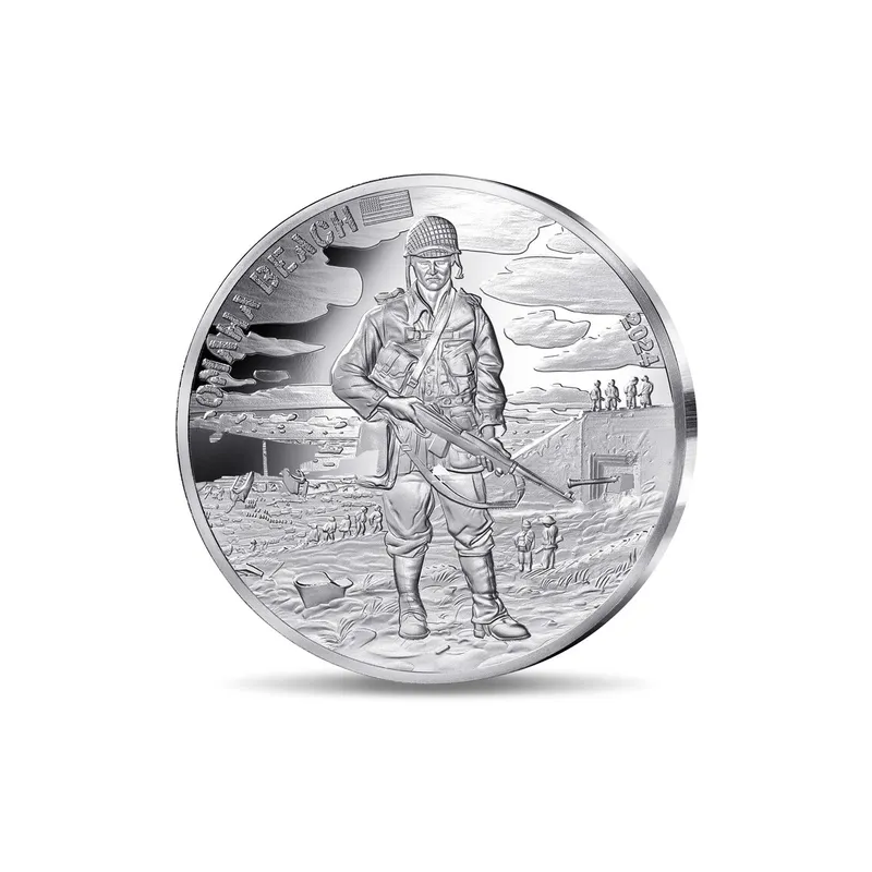 10 Euro Franciaország 2024 - DDay: Omaha beach (Proof)