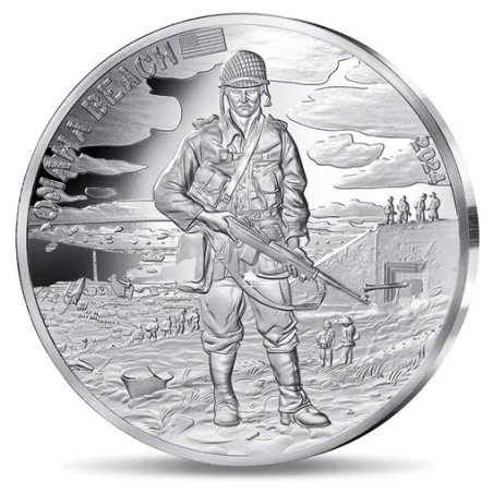 10 Euro Francúzsko 2024 - DDay: Omaha beach (Proof)