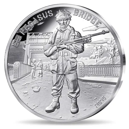 10 Euro Francúzsko 2024 - DDay: Pegasus bridge (Proof)