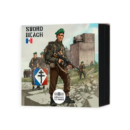 10 Euro Francúzsko 2024 - DDay: Sword beach (Proof)
