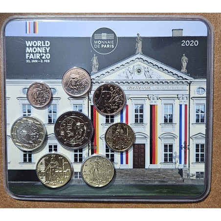 France 2020 miniset of 8 coins WMF (BU)