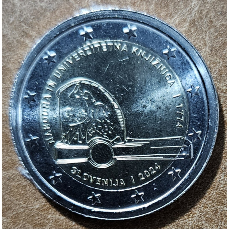 2 Euro Slovinsko 2024 - Národná a Univerzitná knižnica (UNC)