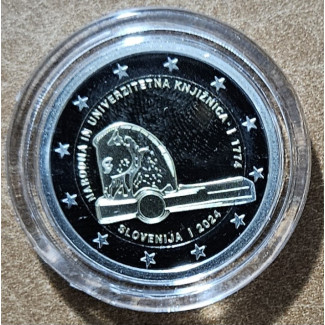2 Euro Szlovénia 2024 - Országos és Egyetemi Könyvtár (Proof)