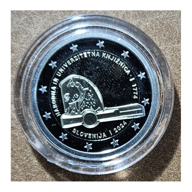 2 Euro Szlovénia 2024 - Országos és Egyetemi Könyvtár (Proof)