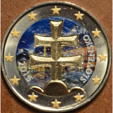 euroerme érme 2 Euro Szlovákia 2015 II. (színezett UNC)