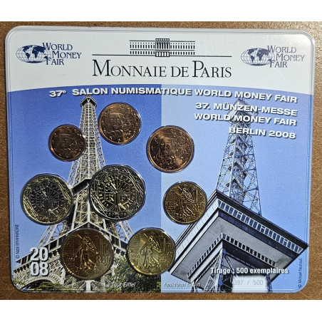 eurocoin eurocoins France 2008 set of 8 eurocoins (BU)