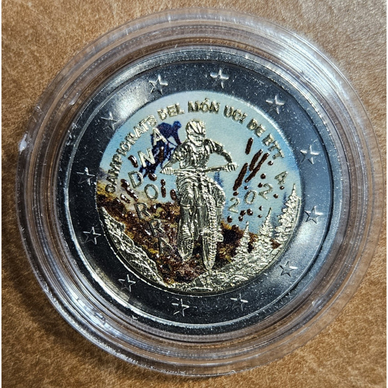 2 Euro Andorra 2024 - Mountain Bike World Championships (colored UNC)