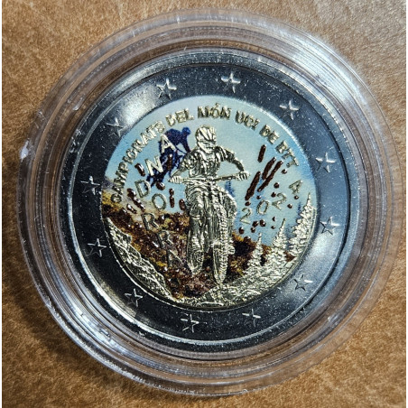 2 Euro Andorra 2024 - Mountain bike világbajnokság (színezett UNC)