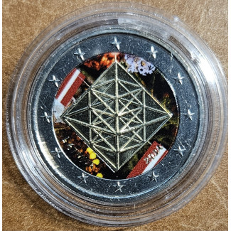 2 Euro Lotyšsko 2024 - Puzuris: Symbol celistvosti (farebná UNC)