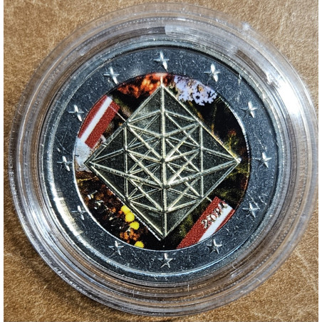 2 Euro Latvia 2024 - Puzuris: Symbol of wholeness (colored UNC)