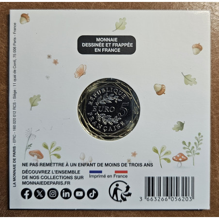 5 Euro Franciaország 2025 Az első érmém (UNC)