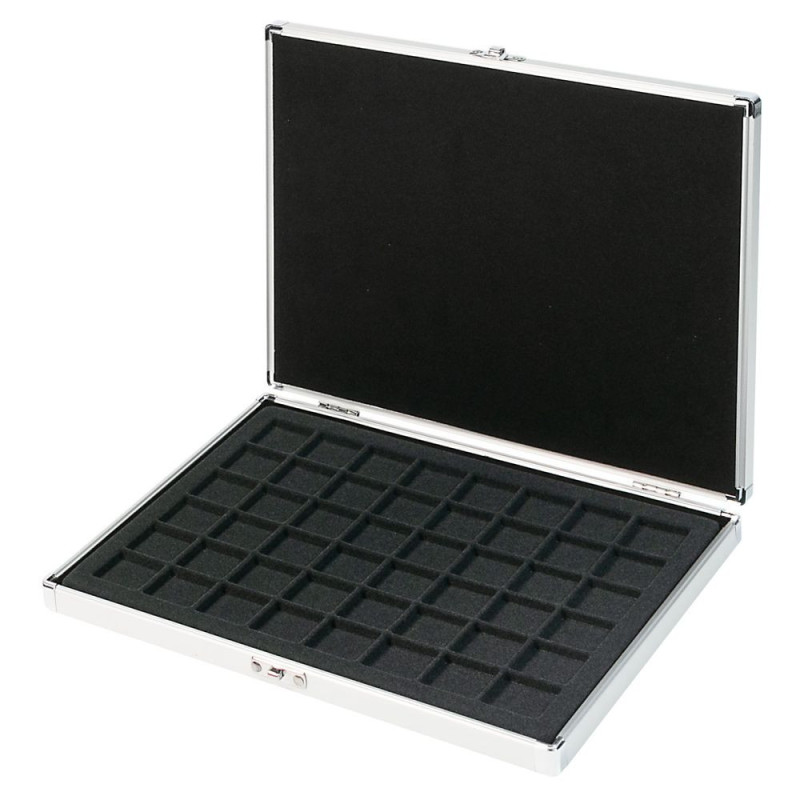 Lindner Alu box for 48 coins up to Ø 30 mm