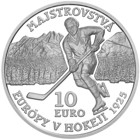 10 Euro Slovensko 2025 - 100. výročie majstrovstiev Európy v hokeji (Proof)