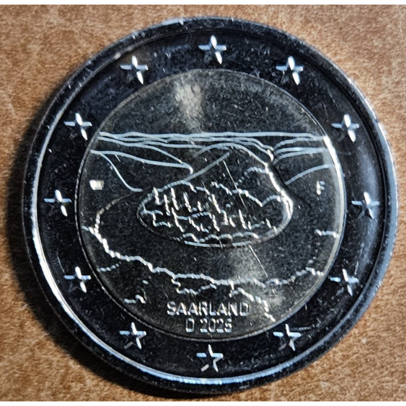 2 Euro Nemecko 2025 - Sársko "F" (UNC)