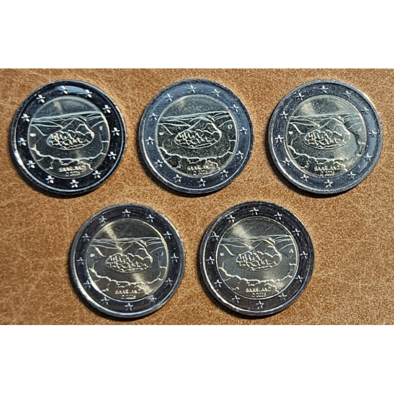 2 Euro Germany 2025 - Saarland "ADFGJ" (5x UNC)