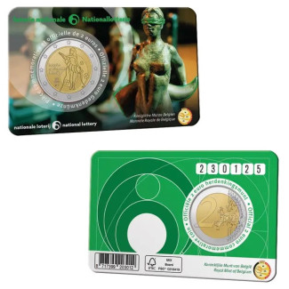2 Euro Belgium 2025 - A nemzeti lottó (BU francia szöveg)