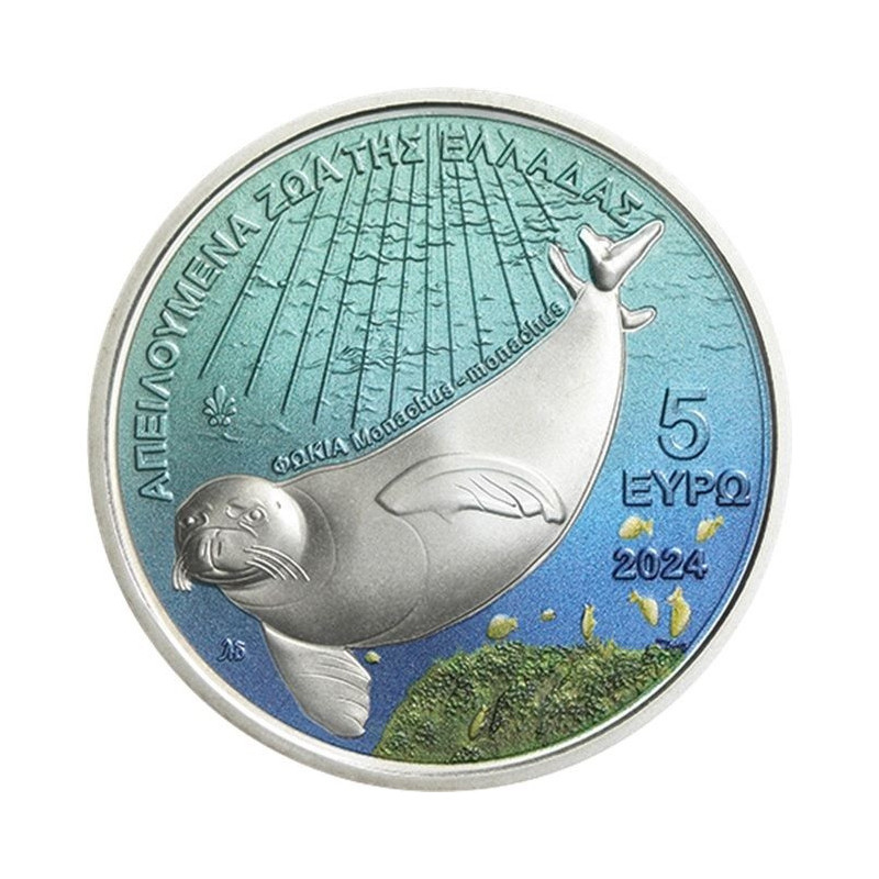 5 Euro Görögország 2024 - A barátfóka (BU)