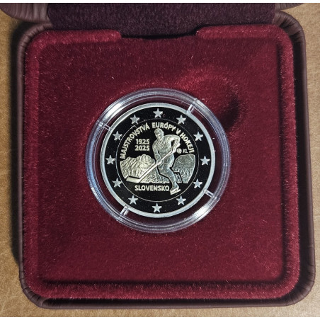 2 Euro Slovakia 2025 - 100 years from the 1st Ice Hockey European Championship (Proof)