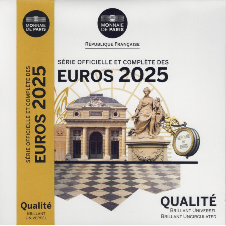 Franciaország 2025 - 8 részes forgalmi sor (BU)