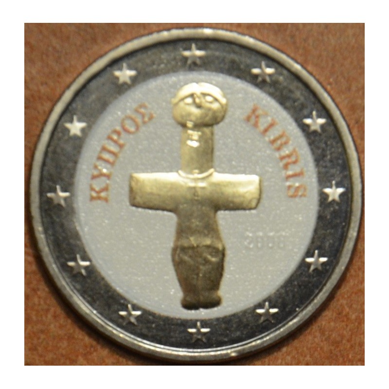 Euromince mince 2 Euro Cyprus 2008 (farebná UNC)