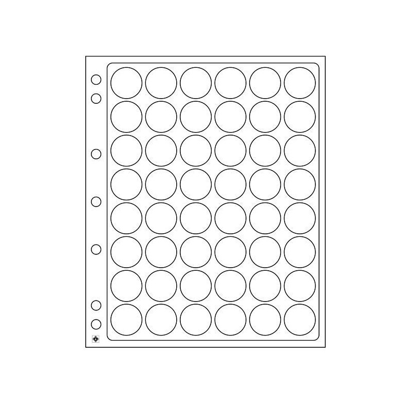 eurocoin eurocoins Leuchtturm ENCAP plastic page for capsulas 30-31 mm