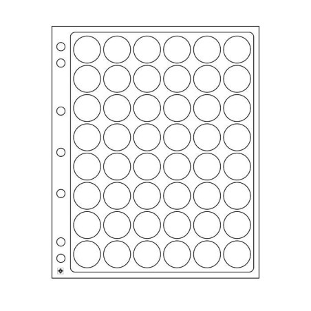 eurocoin eurocoins Leuchtturm ENCAP plastic page for capsulas 30-31 mm
