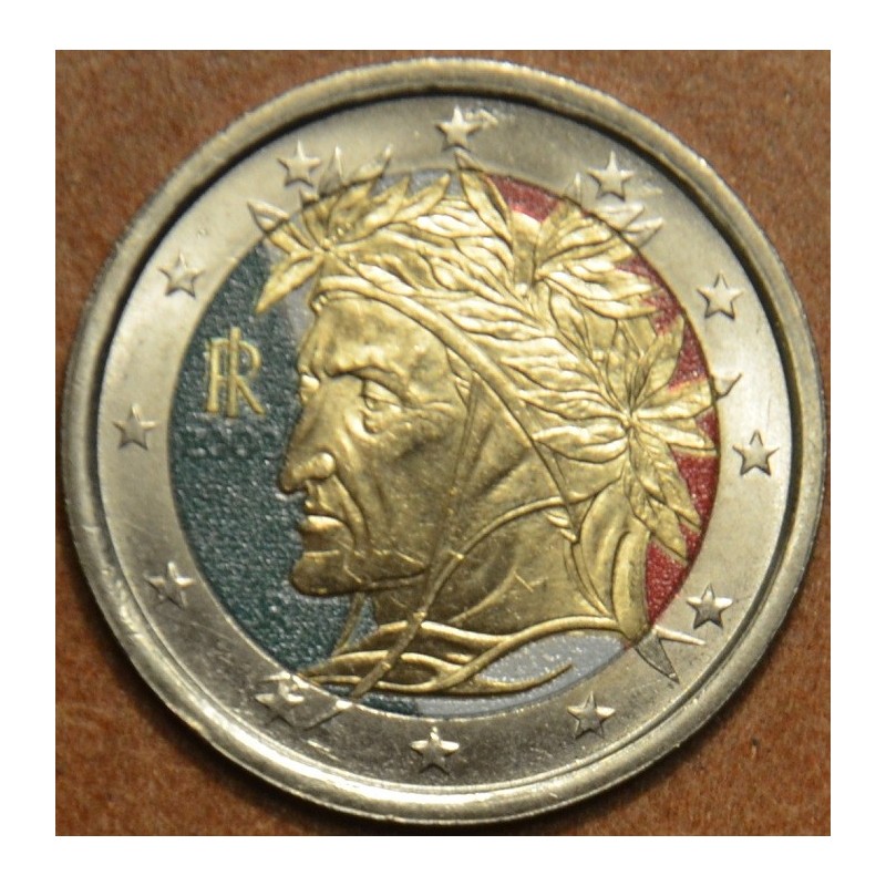 eurocoin eurocoins 2 Euro Italy (colored UNC)