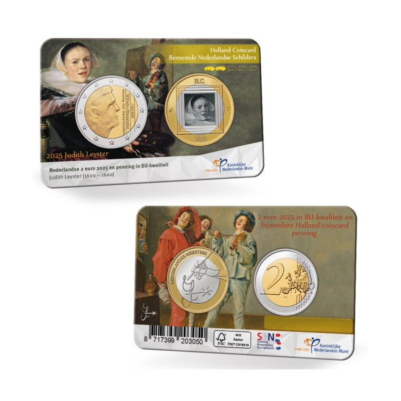 2 Euro Netherlands 2025 - Holland coin fair - Judith Leyster (BU)