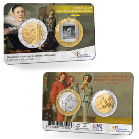 2 Euro Holandsko 2025 - Holland coin fair - Judith Leyster (BU)